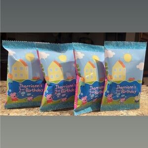 Personalized Birthday Party Favor Chip Bags